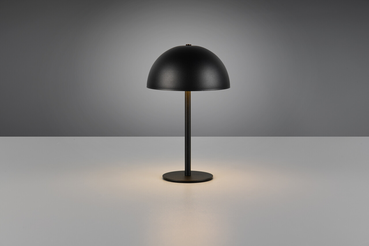 Lampa de masa Munoz, RL, 13x21 cm, 1.3W, 1x SMD, metal, negru mat - imagine 7